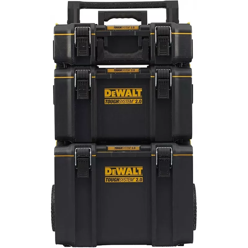 Caixa de armazenamento de ferramentas DeWalt DWST83402-1, preto/amarelo, 554×500×1150 mm