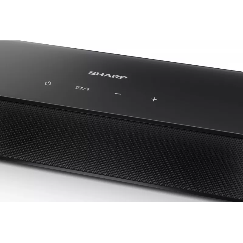 Barra de som Sharp HT-SB121 preta 2.0 canais 120 W