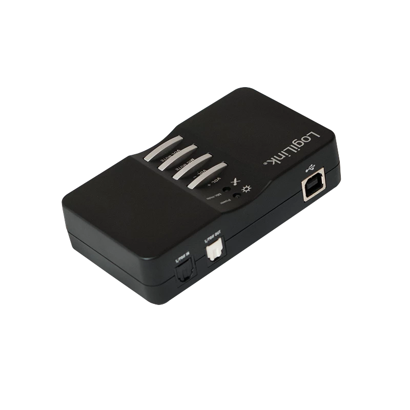 Placa de som USB LogiLink Sound Box Dolby 7.1 8 canais 7.1 canais