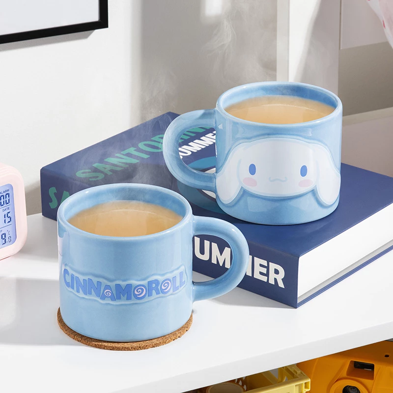 Caneca Paladone Paladone Cinnamoroll caneca em relevo – caneca de cerâmica com design Cinnamoroll em relevo