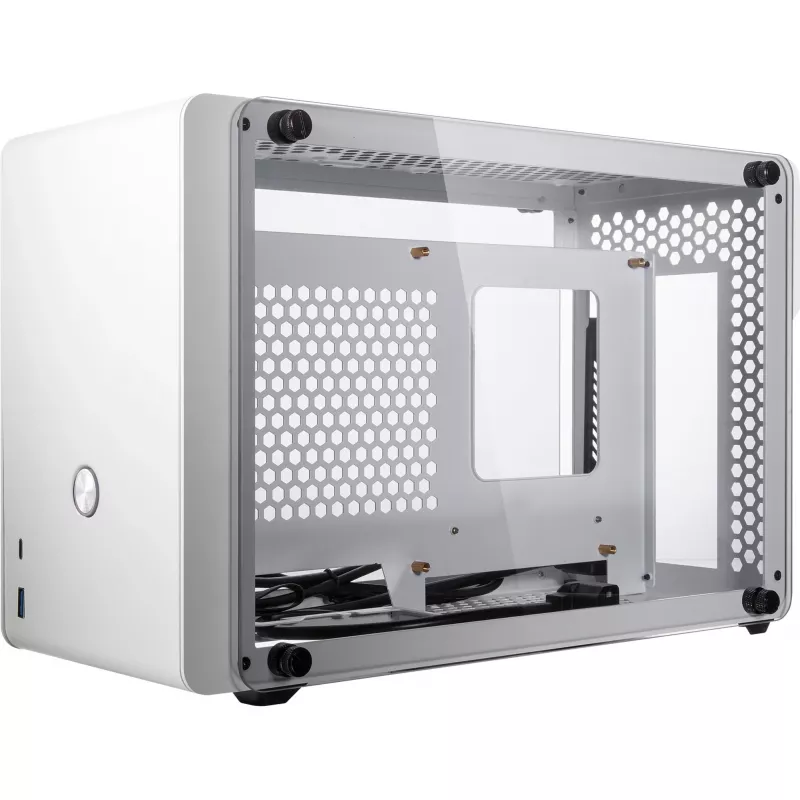 Caixa RAIJINTEK Ophion Mini-ITX com vidro temperado - branca - caixa - Mini-ITX