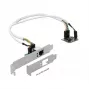 DeLOCK Mini PCIe I/O PCIe half size 1 x Gigabit LAN Low Profile – adaptador de rede – PCIe Half Mini Card – Gigabit Ethernet x 1 (95265)