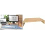 Suporte para monitor Sigel SA208 bambu altura 19,5 cm largura 50 cm