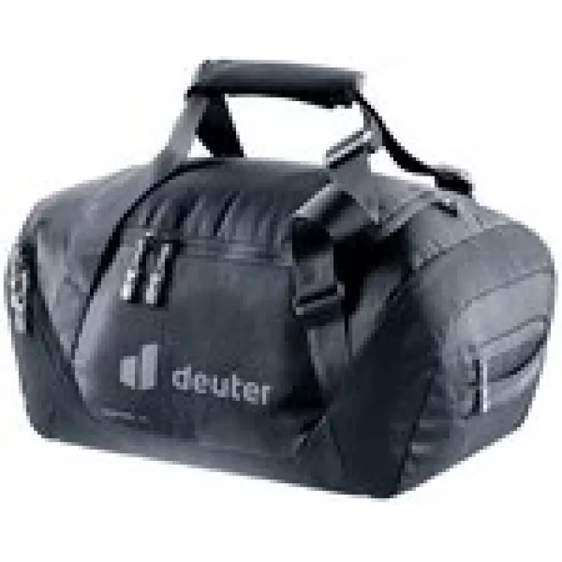 Mala duffel DEUTER 35L preta – capacidade 35 L, mala de viagem e desporto