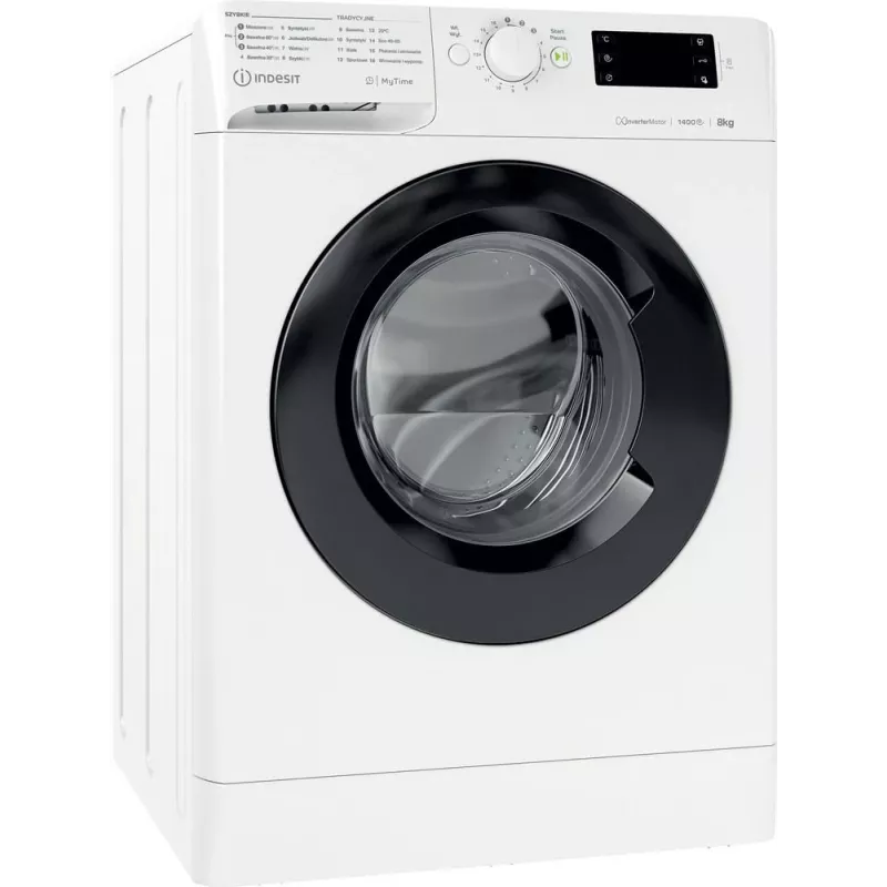 Máquina de lavar roupa INDESIT MTWE81495WBPL 8 kg, 1400 rpm, classe de eficiência energética B