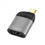 Adaptador LogiLink CUA0204 USB-C para DisplayPort preto cinzento