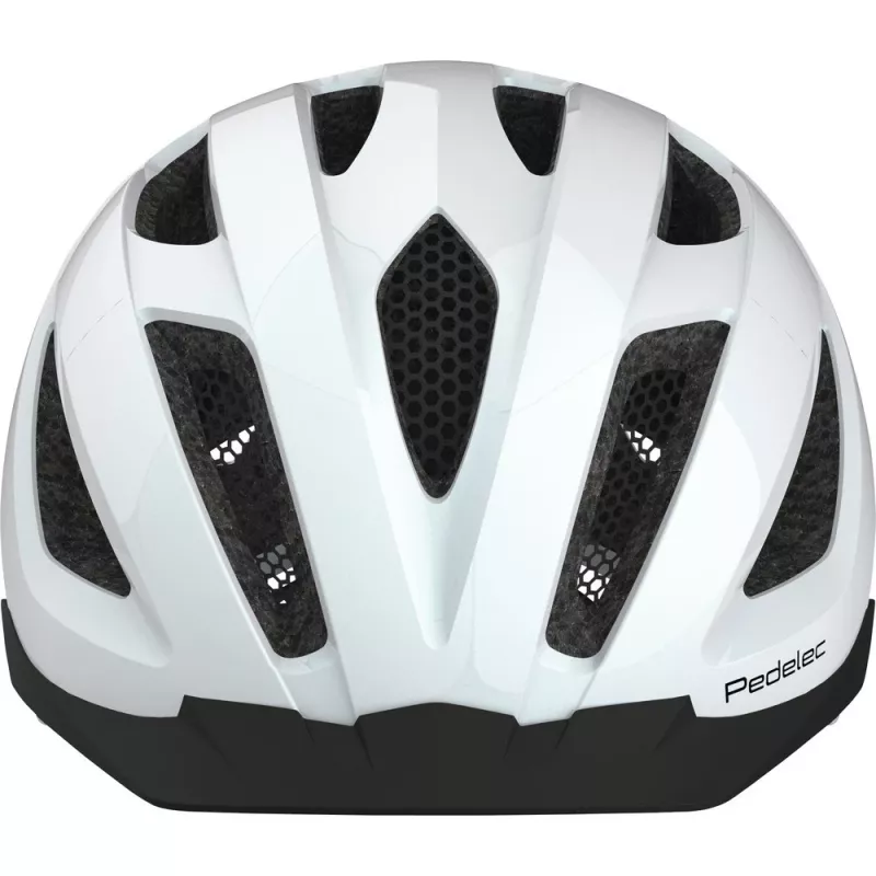 Capacete aberto ABUS Pedelec 1.1 branco – design leve com funções de segurança