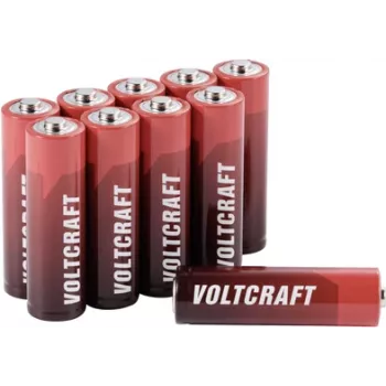 VOLTCRAFT Industrial LR6 Mignon (AA) pilha alcalina de manganês 3000 mAh 1,5 V 10 unid. (VC-14066385)