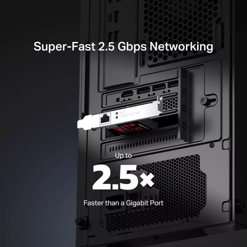 Placa de rede Mercusys MA310E Conectividade com fios