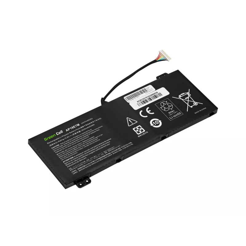Bateria Green Cell AC83 para Acer Nitro AN515/AN517 — LiPo 3620 mAh, preto