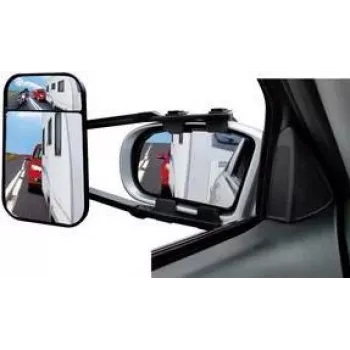 Espelho retrovisor IWH espelho para caravana XL Duo 220 mm x 125 mm, espelho exterior para caravana