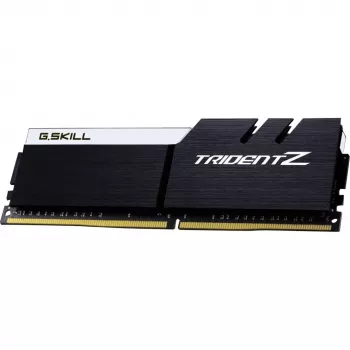 DIMM 32 GB DDR4-3200 (2x 16 GB) Dual-Kit, memória RAM preta/branca, F4-3200C16D-32GTZKW, Trident Z, INTEL XMP