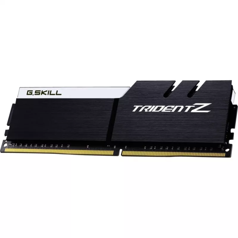 DIMM 32 GB DDR4-3200 (2x 16 GB) Dual-Kit, memória RAM preta/branca, F4-3200C16D-32GTZKW, Trident Z, INTEL XMP