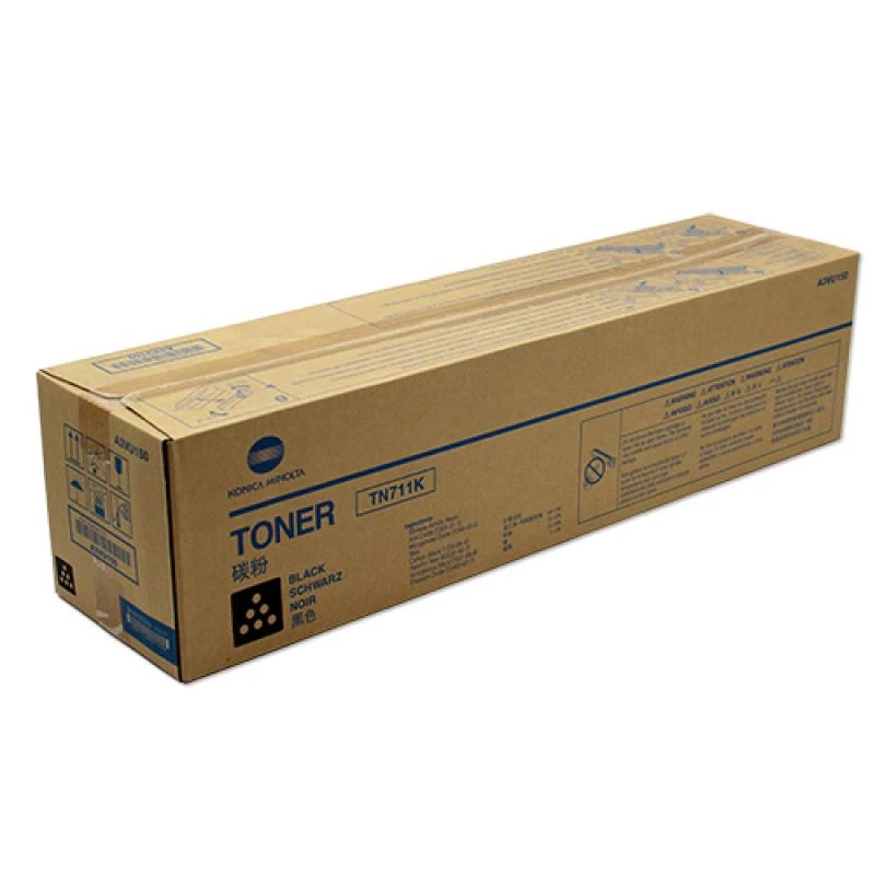 Konica Minolta TN-711K - Preto - original - Cartucho de toner - para bizhub C654, C754 (A3VU150)
