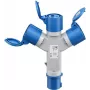 Goobay Adaptador CEE em Y, ficha CEE para 3x conector fêmea CEE (76237)
