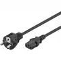 Cabo IEC Goobay 5 m preto ficha de rede tipo F IEC C13 H05VV-F3G