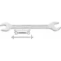 Chave de bocas Hazet, s: 6 mm, s: 7 mm (450N-6X7)