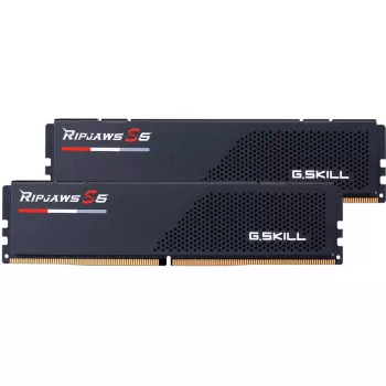 DIMM 64 GB DDR5-5600 (2x 32 GB) Dual-Kit, memória preta, F5-5600J3636D32GX2-RS5K, Ripjaws S5, INTEL XMP