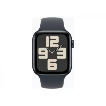 Watch SE GPS + Cellular 44 mm caixa de alumínio Midnight com pulseira desportiva Midnight – M/L