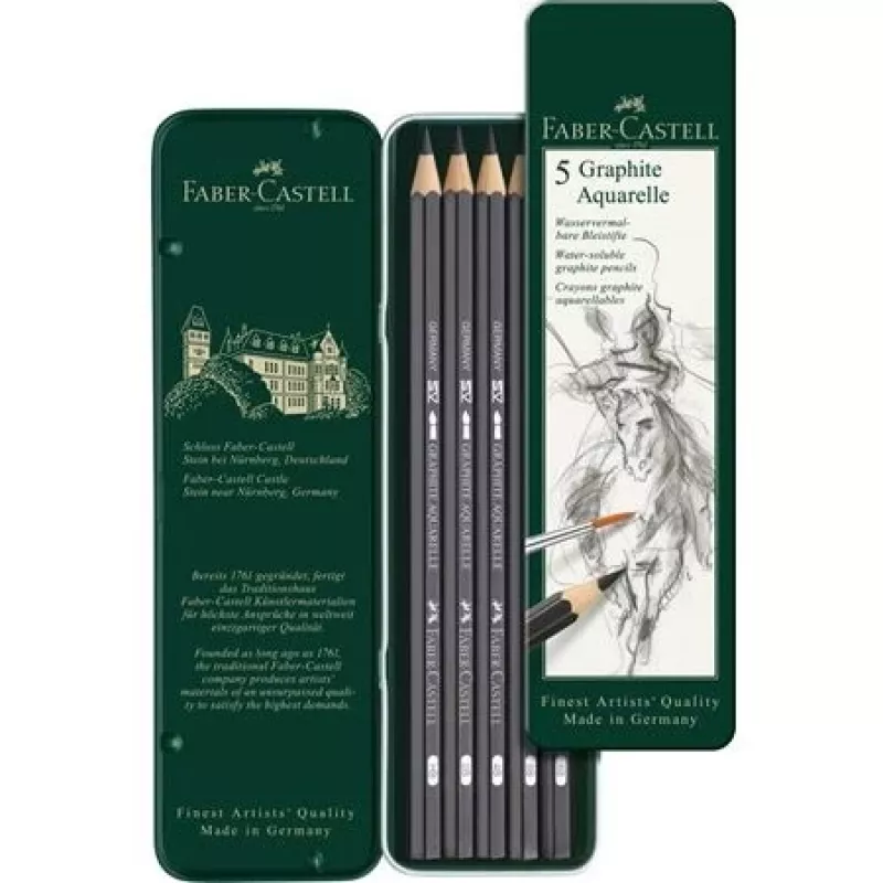 Lápis de grafite Faber-Castell 117805 HB 5 unidades