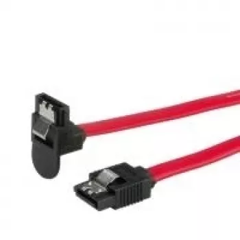 Cabo SATA interno ROLINE 6.0 Gbit/s para HDD com fecho de encaixe, angular 1,0m (11.03.1565)
