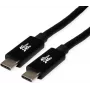 Cabo ROLINE USB4 Gen3x2 40Gbit/s C-C ST/ST 240W 2m - Cabo - Digital/Dados (11.02.9087)