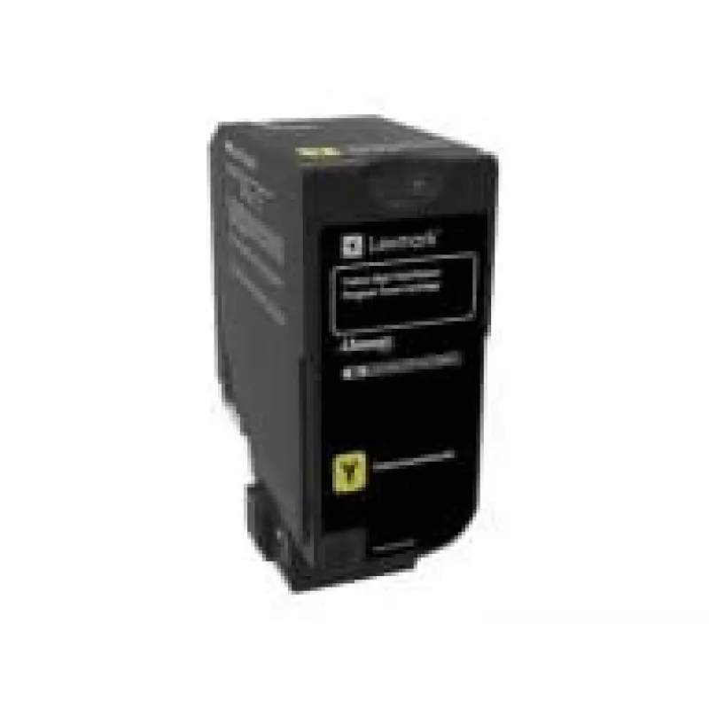 Lexmark - Alta capacidade - amarelo - original - cartucho de toner LCCP, LRP - para Lexmark CX725de, CX725dhe, CX725dthe (84C2HY0)