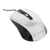Rato ótico com fios ambidestro GEMBIRD MUS-4B-01-BS, USB Type-A, 1200 DPI, 4 botões, preto/prateado