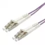 Cabo de fibra ótica VALUE 50/125µm OM4, LC/LC, violeta 1,0m (21.99.8751)