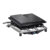 Steba RC 4 Plus Deluxe Chrome grelhador raclette, aço inoxidável/preto