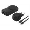 Belkin UltraCharge suporte de carregamento sem fios dobrável 3 em 1 Qi2 de 25 W, preto (WIZ036KQBK)
