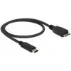 Cabo USB DeLOCK 0,5 m USB3.1 C - MicroUSB3.1 B