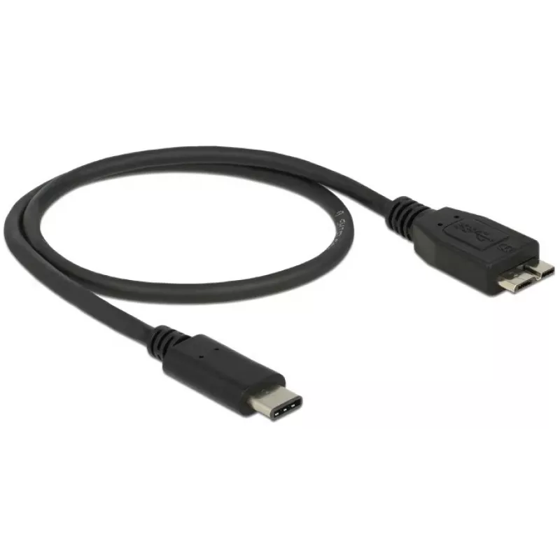 Cabo USB DeLOCK 0,5 m USB3.1 C - MicroUSB3.1 B