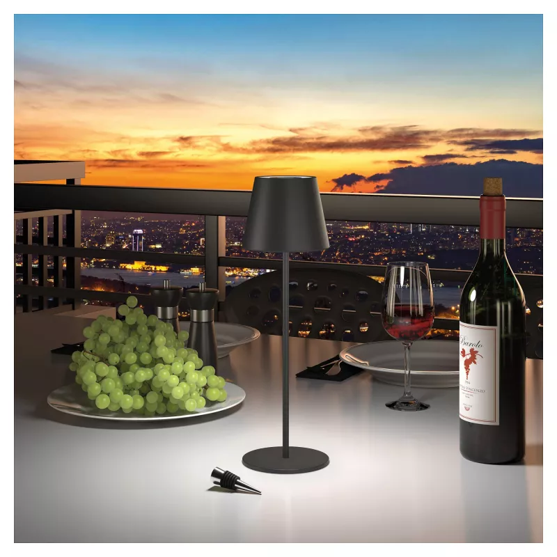 Candeeiro de mesa LED RealPower TableLight 360 RGB 3W preto
