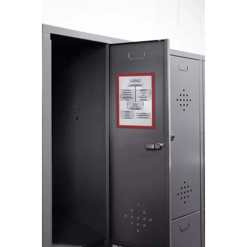 Moldura magnética Durable DURAFRAME A4 vermelho