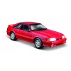 Modelo Ford Mustang SVT Cobra 1993 vermelho 1/24