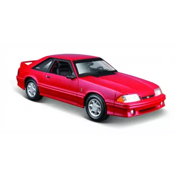 Modelo Ford Mustang SVT Cobra 1993 vermelho 1/24