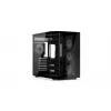 Krux Empero KRXD010 caixa de PC Midi Tower, ATX, vidro temperado, 4 ventoinhas ARGB de 120 mm, preta - placa gráfica até 420 mm, dissipador de CPU até 155 mm, 2x 3,5" + 3x 2,5" baias