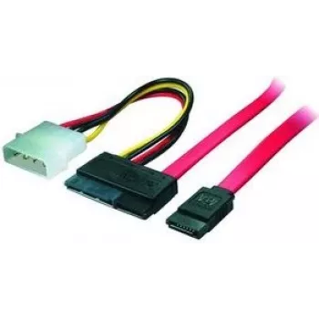 shiverpeaks 0,5 m SATA 0,5 m SATA 22 pinos SATA 7 pinos + 4 pinos Molex preto - vermelho - branco - amarelo Cabo SATA (BS-78237)