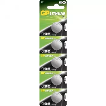 Pilha descartável GP Batteries CR2025 pilha botão de lítio