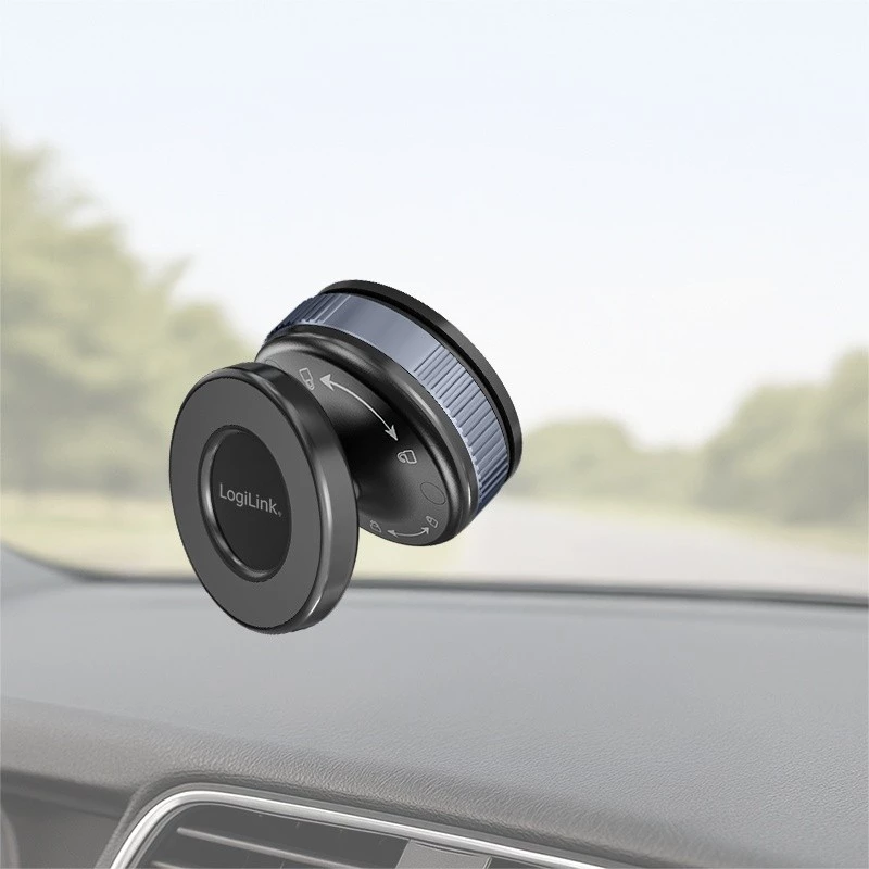Suporte magnético para smartphone com ventosa de vácuo