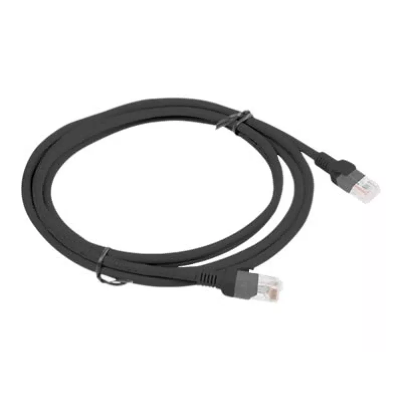 Cabo de rede LANBERG PCU5-10CC-0200-BK RJ-45 Cat5e U/UTP 2 m preto