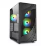 Sharkoon REBEL C80G RGB Midi Tower preto