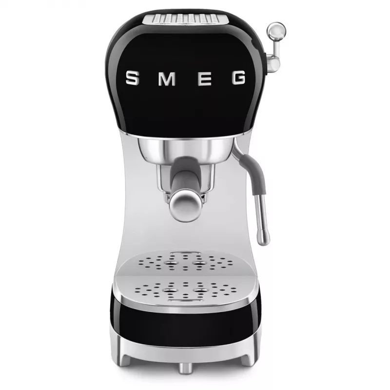 SMEG 50's Style ECF02BLEU máquina de espresso, 15 bar, preta
