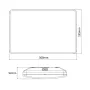 Maclean MCE292 W candeeiro LED com número de porta e sensor crepuscular, 12 W, 950 lm, IP65, branco