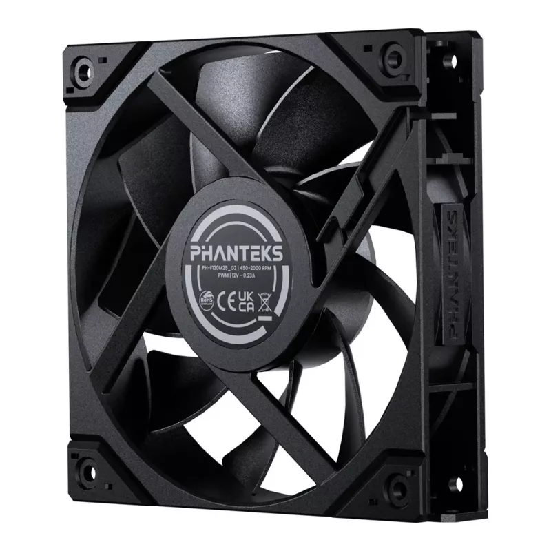 Ventoinhas de caixa Phanteks M25G2-120 120mm preto pack de 3