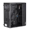 Caixa de PC Micro-ATX Akyga AK35BK, Micro ATX / Flex ATX / Mini ITX, 2x USB 2.0, sem fonte de alimentação, preto