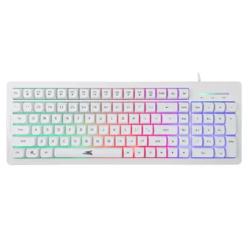 Conjunto teclado e rato Baracuda BGC-012 Orca White – conjunto de teclado e rato branco