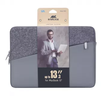 Capa Rivacase 7903 33,8 cm (13,3 polegadas) cinzenta