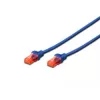 Cabo de rede Digitus CAT 6 U/UTP RJ-45 5m Azul